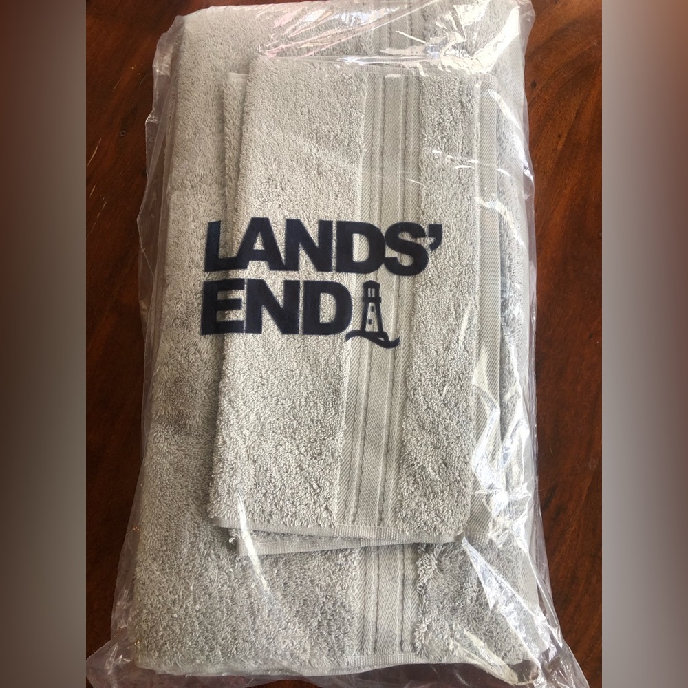 Lands’ End Premium Cotton 6-Piece Bath Towel Set